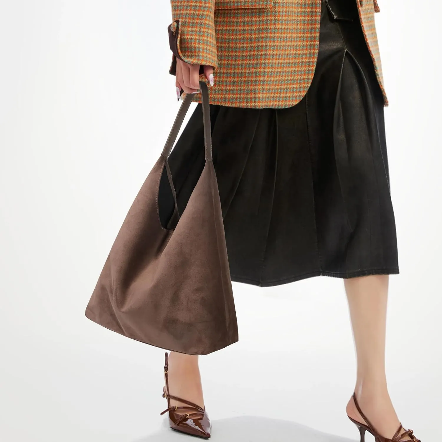 Hobo Tote Bag for Women Slouchy Bags with Small Purse, Designer Handbags for Women Large Capacity Shoulder Bag