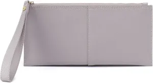 HOBO Vida Large Leather Wristlet Pouch for Women