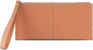 HOBO Vida Large Leather Wristlet Pouch for Women