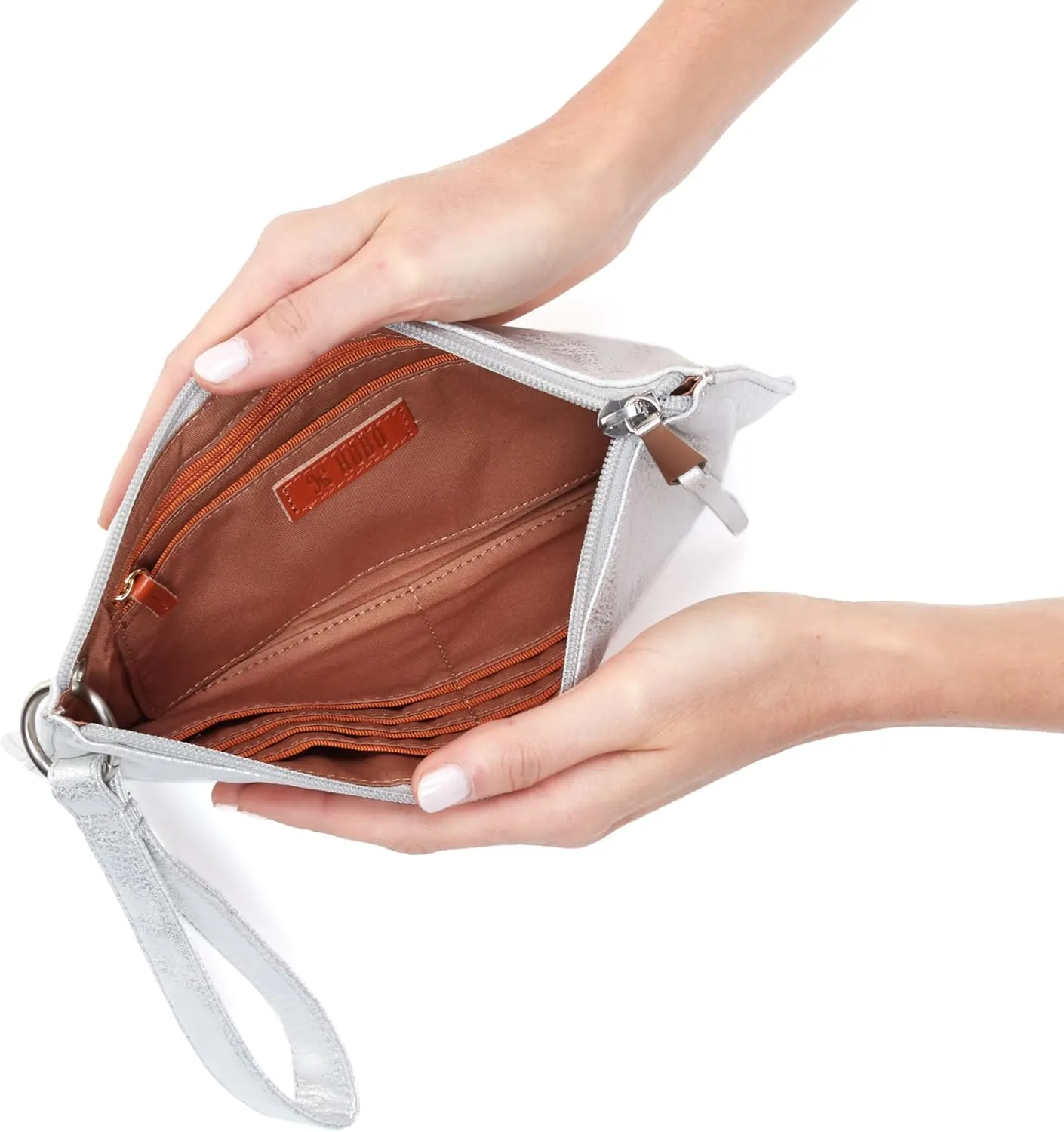 HOBO Vida Leather Wristlet Clutch Bag for Women