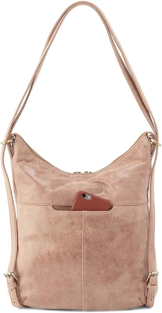 HOBO, Womens, Merrin Convertible Backpack, Hazel, One Size