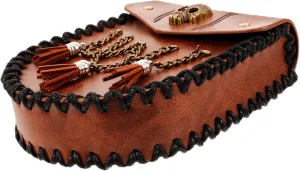 Homoyoyo Renaissance Style Waist Bag Vintage Cosplay Pouch Medieval Purse for Festivals Cosplay Favor Compact Wallet