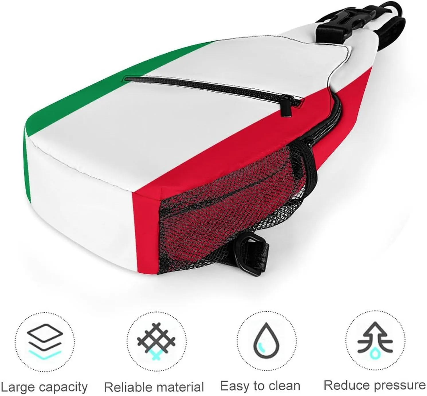 Honduras Flag Sling Bag Crossbody Chest Bag Shoulder Bag For Travel Hiking Cycling Camping