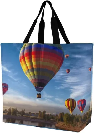 Hot Air Balloon Crossbody Bag Women's Fashion Tote Bag Shoulder Tote Bag Versatile Travel Shoulder Bag Fitness Tote Bag for Fitness Trips Out