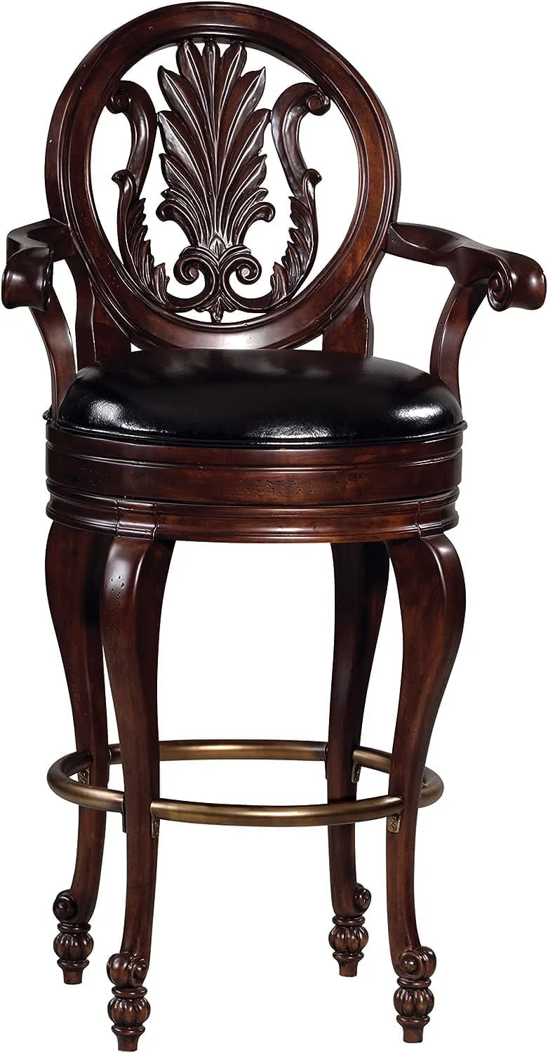 Howard Miller Shull Bar Stool II 549-336 – Rustic Cherry Finish