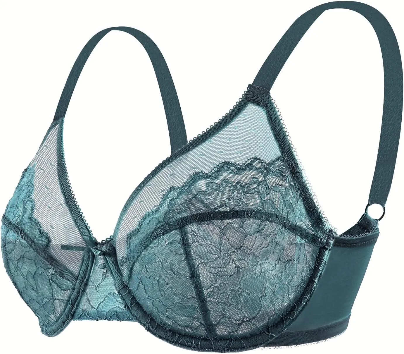 HSIA Minimizer Bras for Women Full Coverage Underwire Bras Plus Size Lifting Lace Bra for Heavy Breast