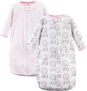 Hudson Baby BabyCotton Long-Sleeve Wearable Sleeping Bag, Sack, Blanket