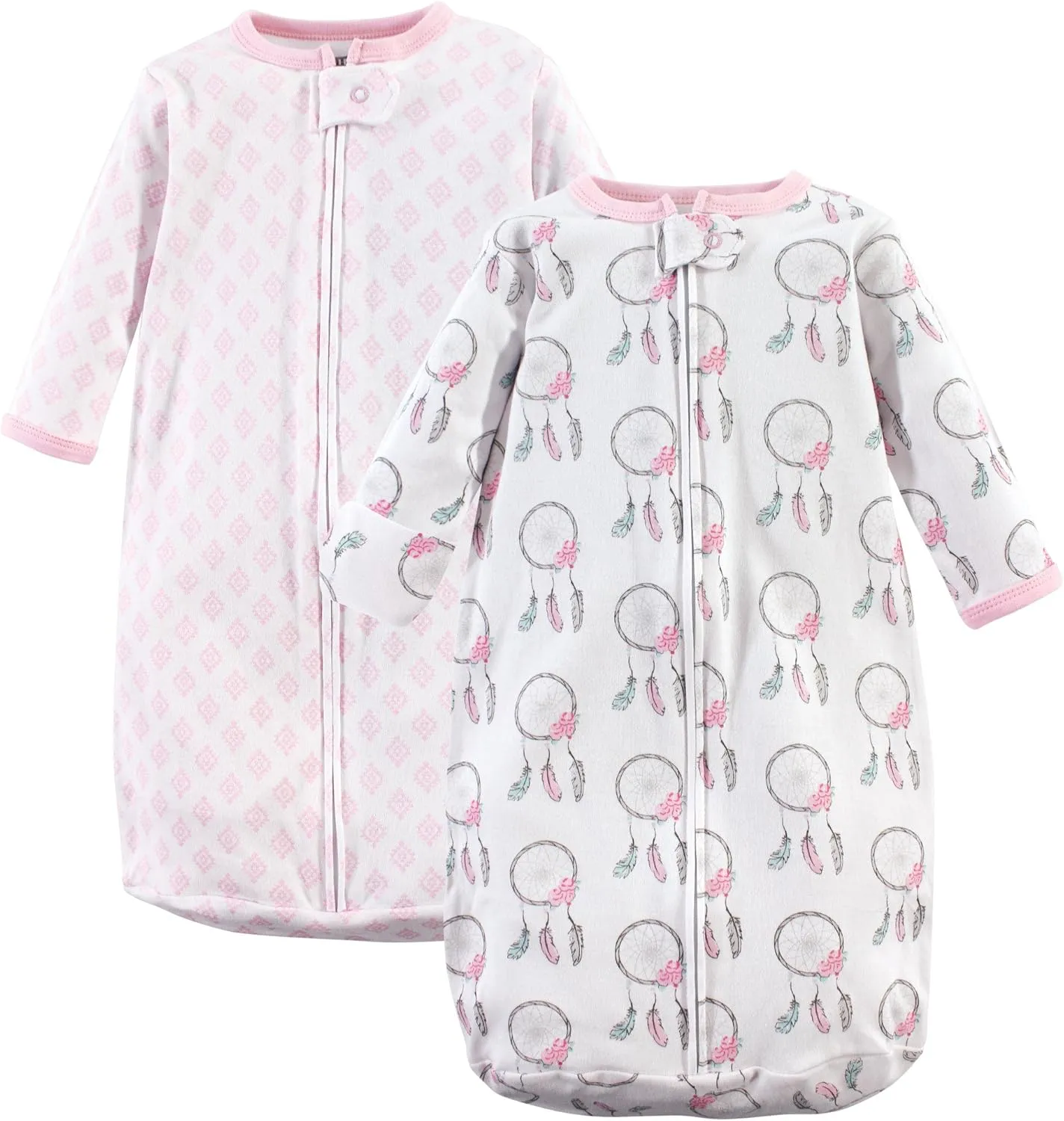 Hudson Baby BabyCotton Long-Sleeve Wearable Sleeping Bag, Sack, Blanket