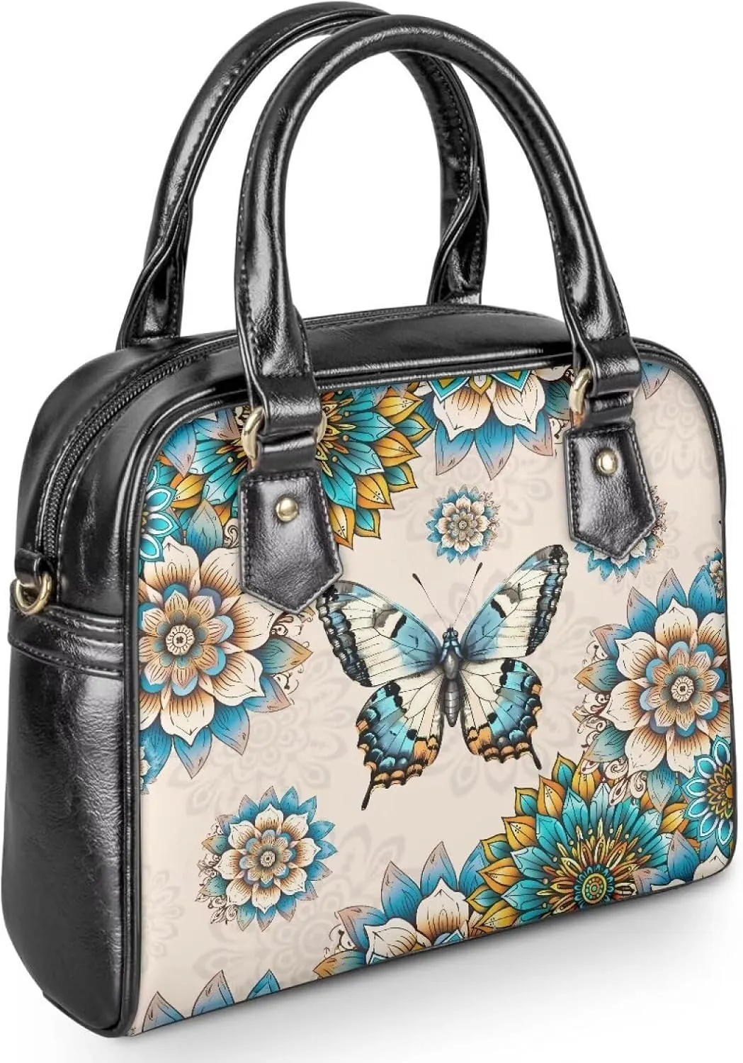 HUGS IDEA Crossbody Purse for Women Hobo Bag Lady Satchel Bag for Work Travel Handbag with Top Handle