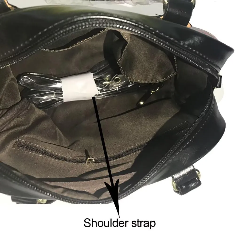 HUGS IDEA Crossbody Purse for Women Hobo Bag Lady Satchel Bag for Work Travel Handbag with Top Handle