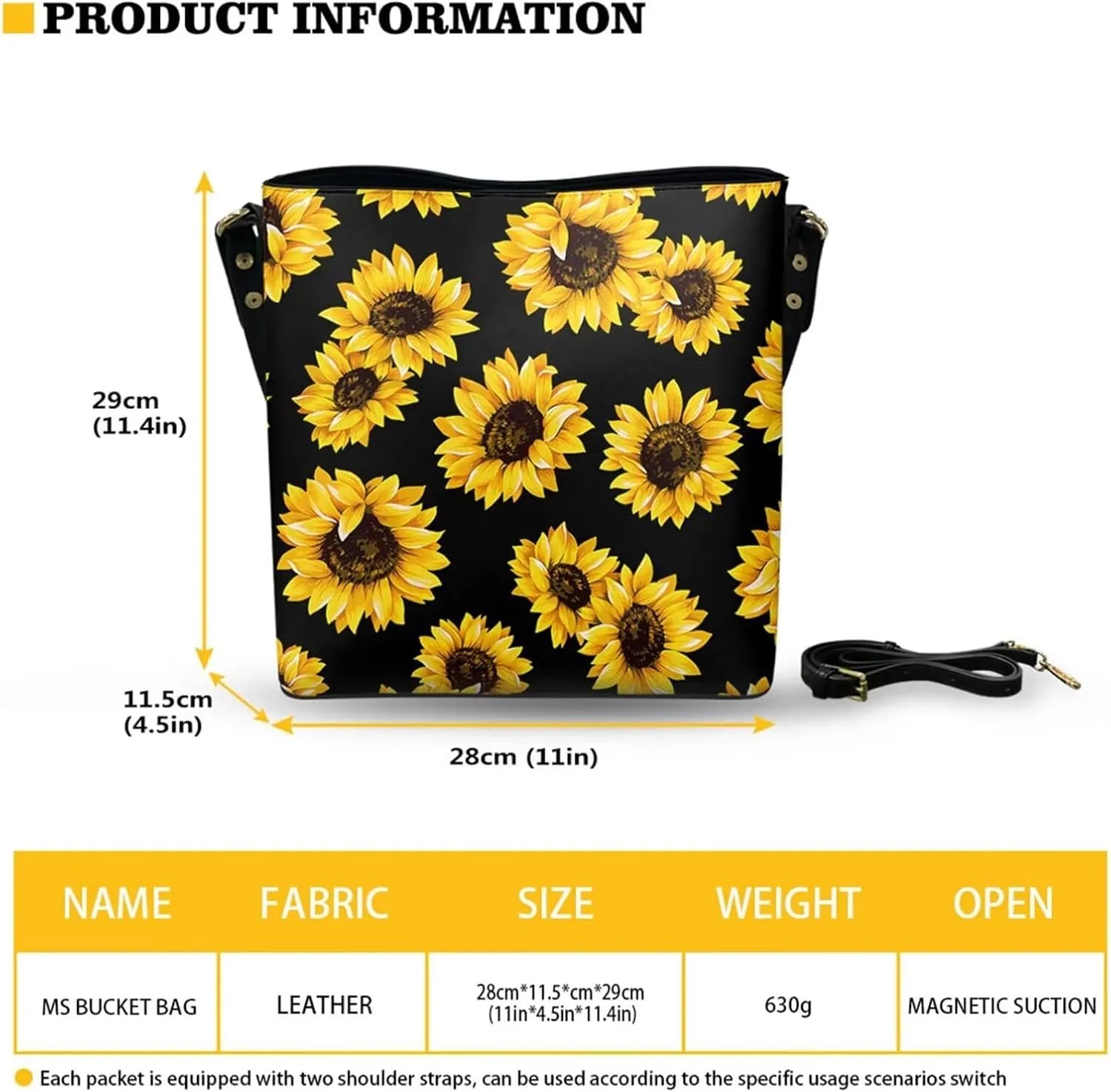 HUGS IDEA Hobo Bags for Women 2 Pieces PU Leather Handbags Purse Set Shoulder Bucket Crossbody Bags