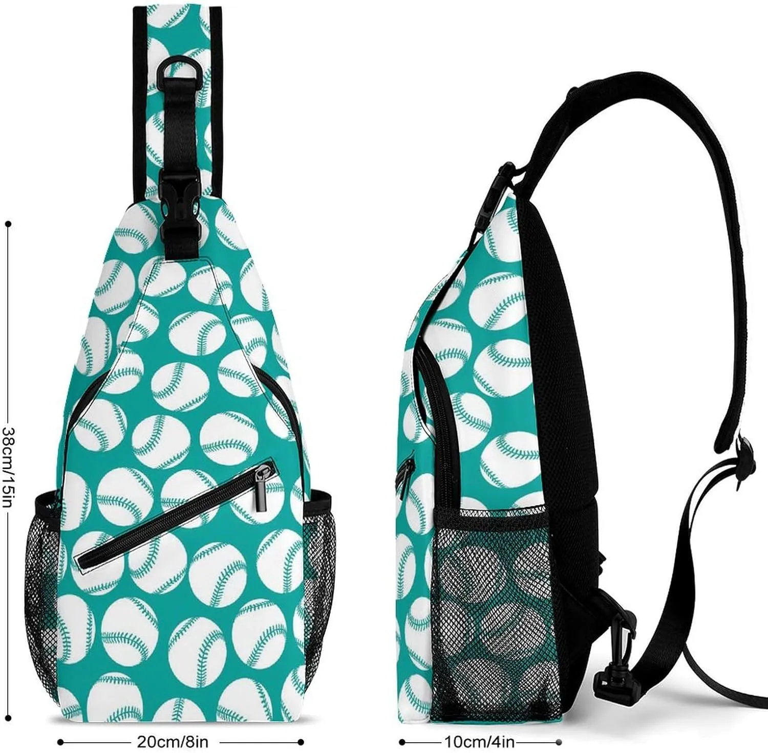 Human Skulls Versatile And Convenient Multipurpose Crossbody Bag - Perfect for Travel And Hiking