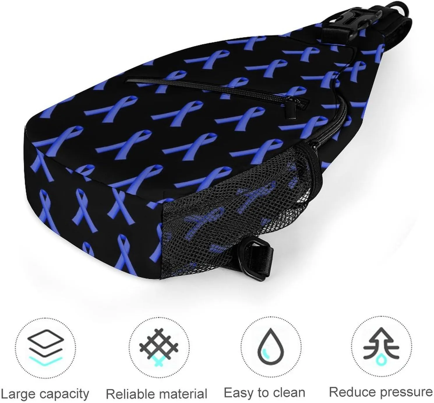 Human Skulls Versatile And Convenient Multipurpose Crossbody Bag - Perfect for Travel And Hiking