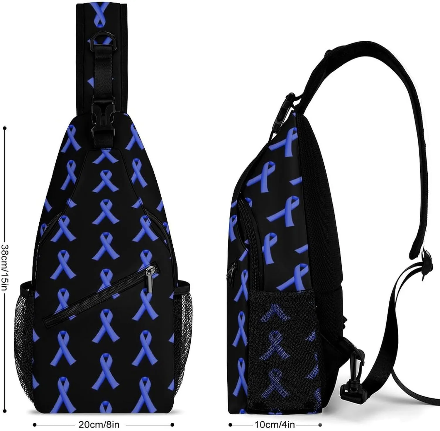 Human Skulls Versatile And Convenient Multipurpose Crossbody Bag - Perfect for Travel And Hiking