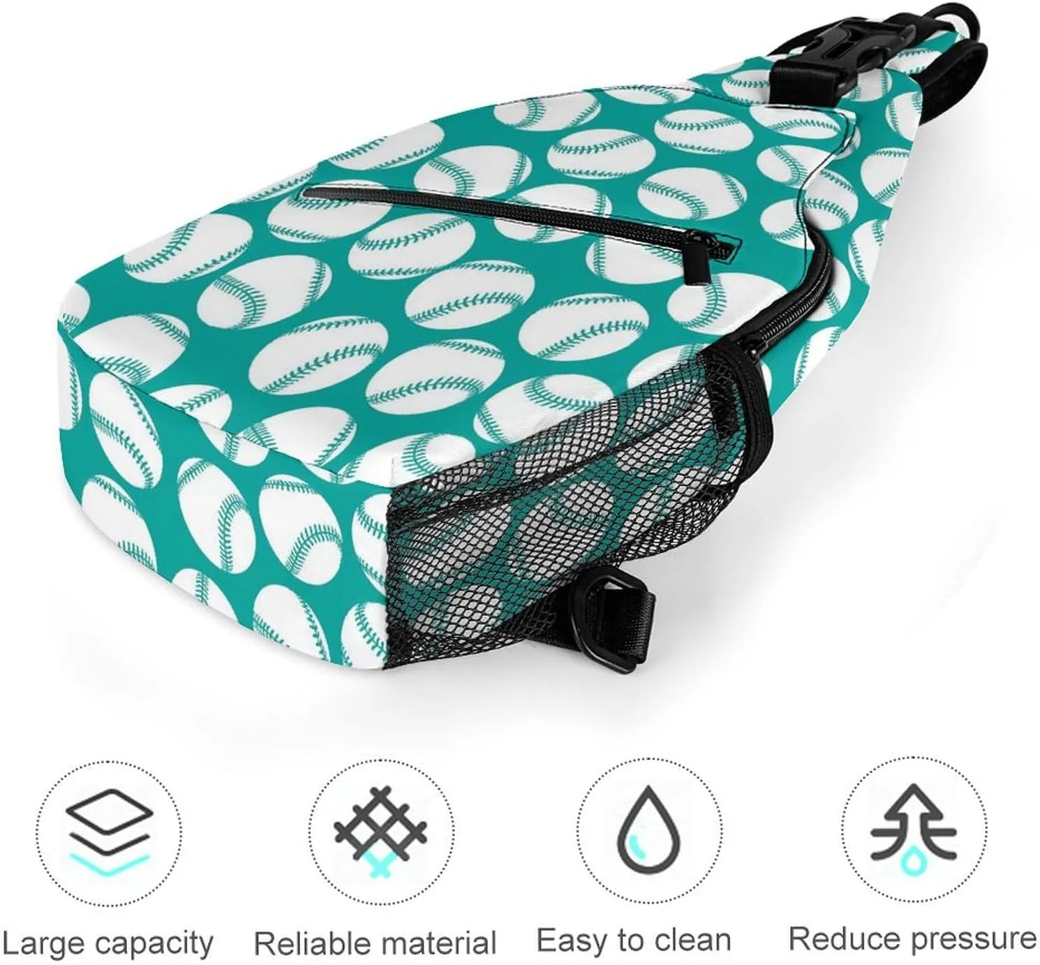 Human Skulls Versatile And Convenient Multipurpose Crossbody Bag - Perfect for Travel And Hiking