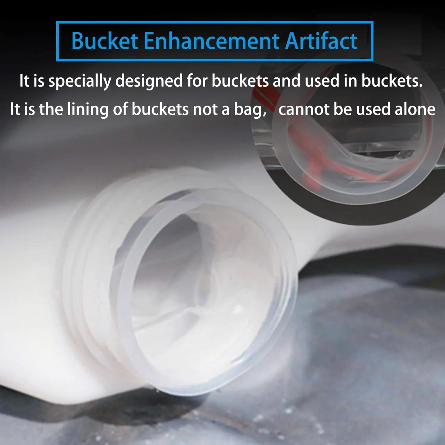IBC Tote Cove, 275 Gallon IBC Water Storage Barrel Liner Bags,1000 Liter Rain Barrel Protective Accessorie (no Bottom Water Outlet)