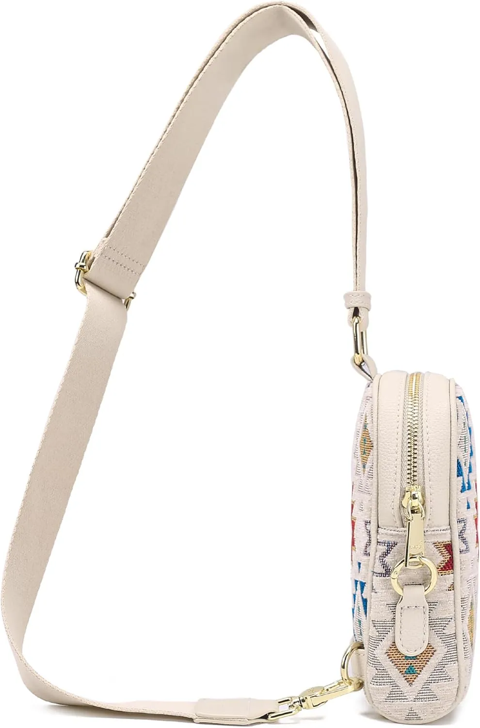 INICAT Travel Small Sling Bag Leather Crossbody Bags for Women Fanny Packs Cross Body Bag for Woman Cross Body Purses