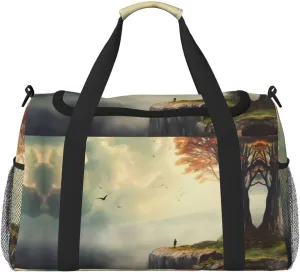 Inspirational Quotes print Personal Item Bag Carry on Bag Underseat Travel Duffel Bags Gym Carry On Sports Bags