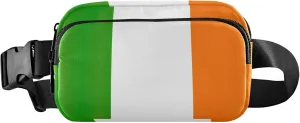 Ireland Flag Women Fanny Packs Fashion Hip Bag Belt Purse Waterproof Crossbody Waist Purse