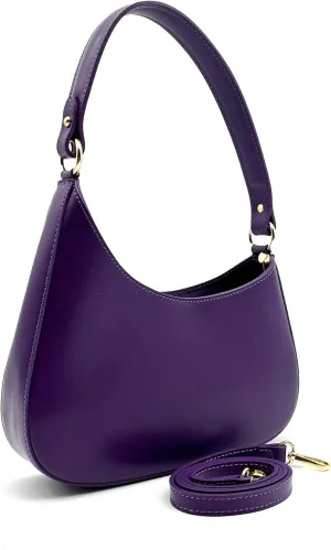 Italian Leather Handbags for Women, Women’s Shoulder Bag Tote Purse with Crossbody Strap,Handmade Genuine Leather