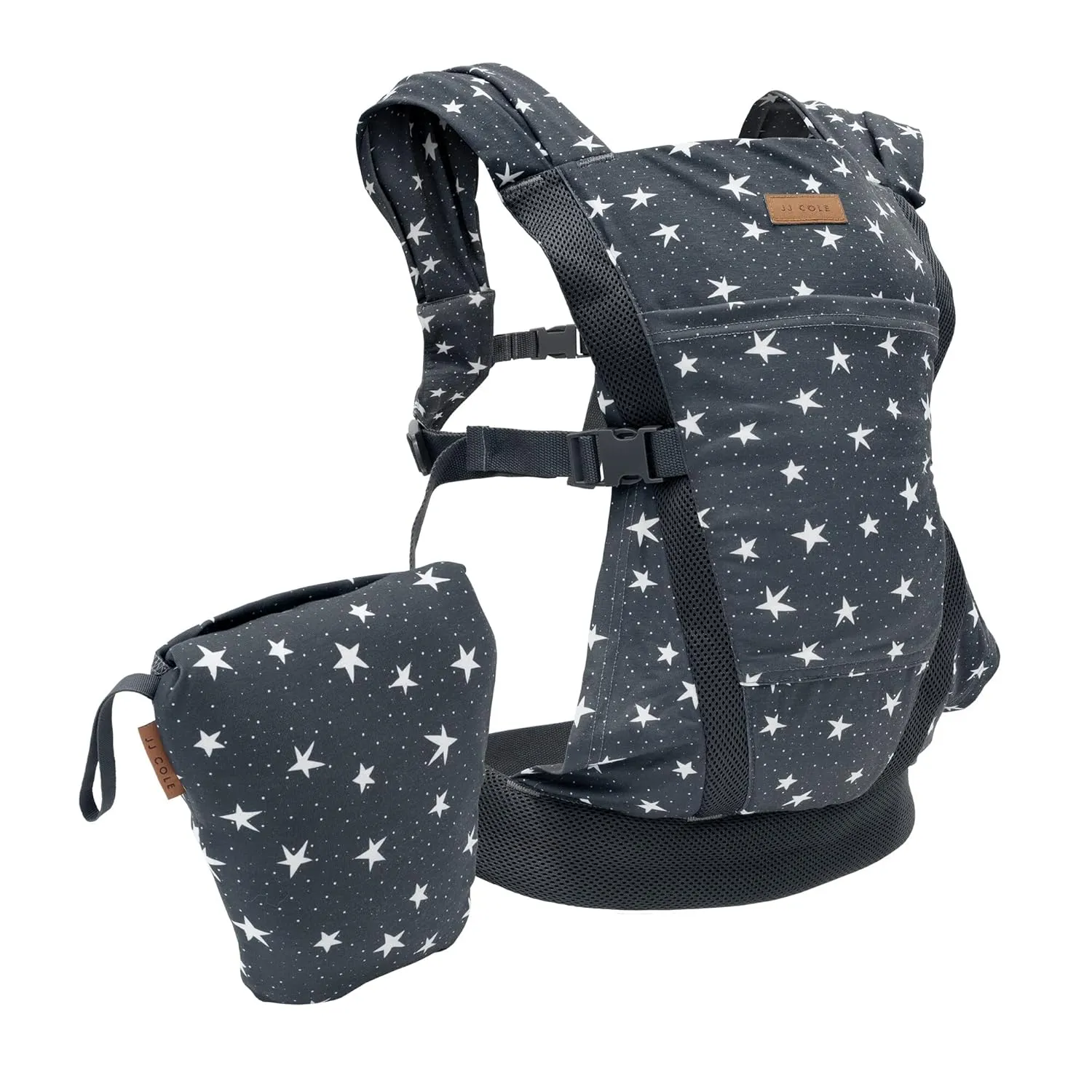 JJ Cole Luma Packable Carrier – 4 -Position Baby Carrier - Compact Travel Bag