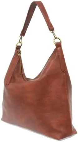 Joy Susan Oversized Hobo Bag: Buffalo Grain in Vegan