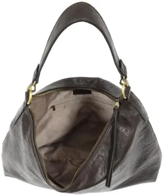 Joy Susan Oversized Hobo Bag: Buffalo Grain in Vegan