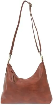 Joy Susan Oversized Hobo Bag: Buffalo Grain in Vegan