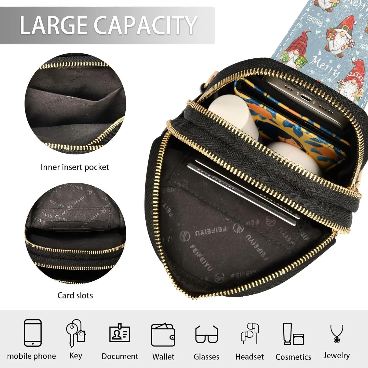 JSTEL Leather Crossbody Sling Bags for Women,Leather Crossbody Purses Leather Crossbody Bag Sling Purse
