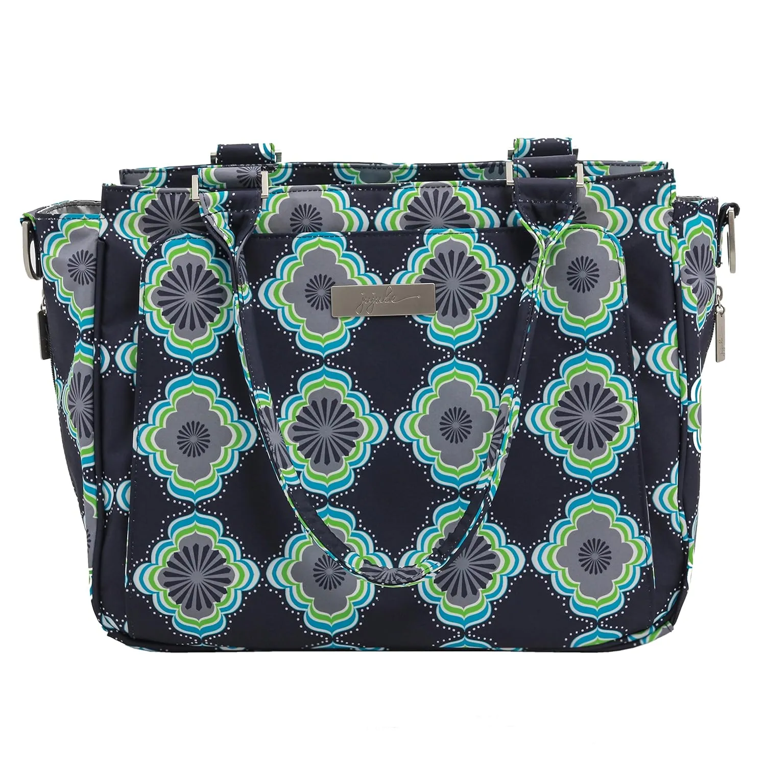 JuJuBe Be Classy Structured Multi-Functional Diaper Bag/Purse, Classic Collection - Moon Beam