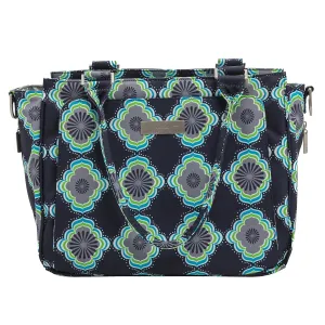JuJuBe Be Classy Structured Multi-Functional Diaper Bag/Purse, Classic Collection - Moon Beam