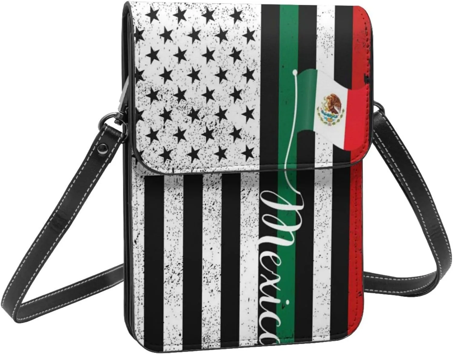K9 Paw Thin Blue Line Flag Cell Phone Purse Small Crossbody Bags For Women Men Wallet Purses With Adjustable Strap