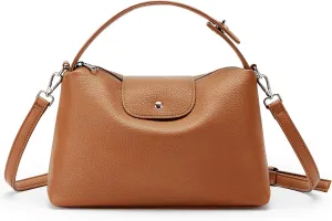 KALIDI Soft Vegan Leather Hobo Bag, Crossbody Purses Satchel for Women with Top Handle