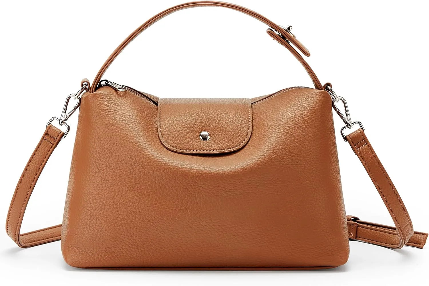 KALIDI Soft Vegan Leather Hobo Bag, Crossbody Purses Satchel for Women with Top Handle