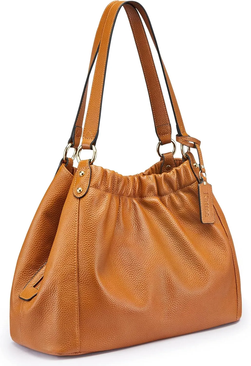 Kattee Soft Women Genuine Leather Hobo Totes Purses and Handbags Satchel Top Handle Shoulder Bags