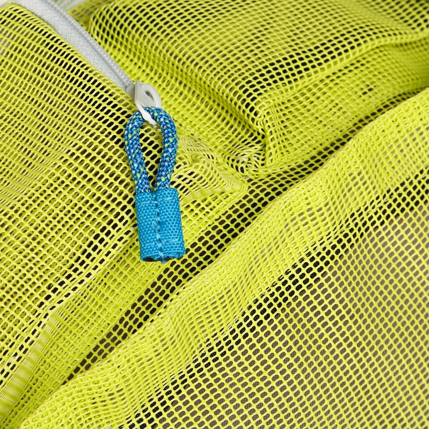KAVU Beach Rope Bag Mesh Crossbody Sling Backpack - Key Lime