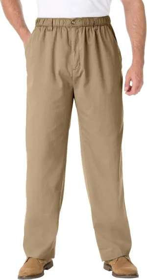 KingSize Men's Big & Tall Knockarounds Full-Elastic Waist Pants
