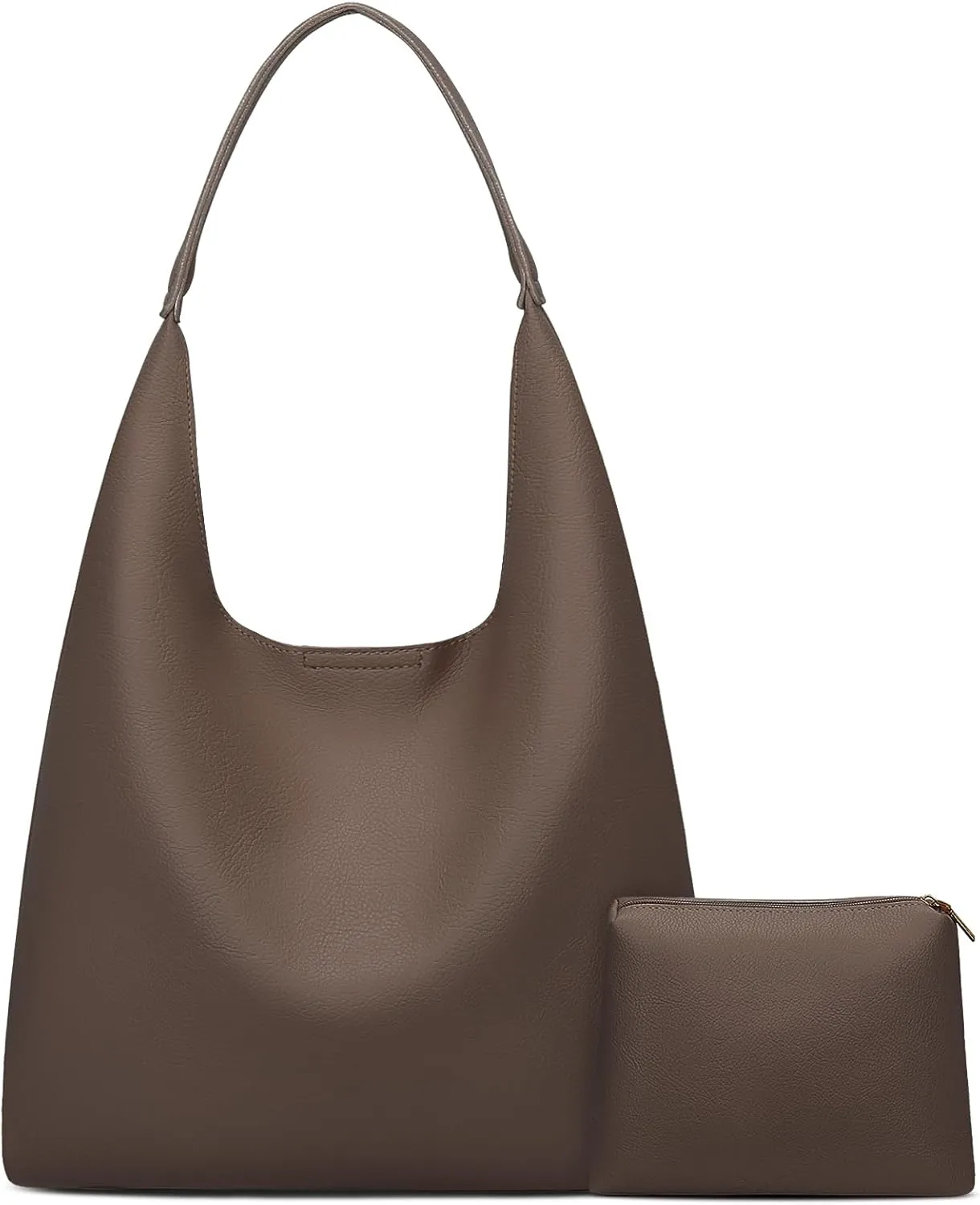 KKXIU Hobo Bags for Women Soft Vegan Leather Tote Purse Bag Slouchy Shoulder Handbag