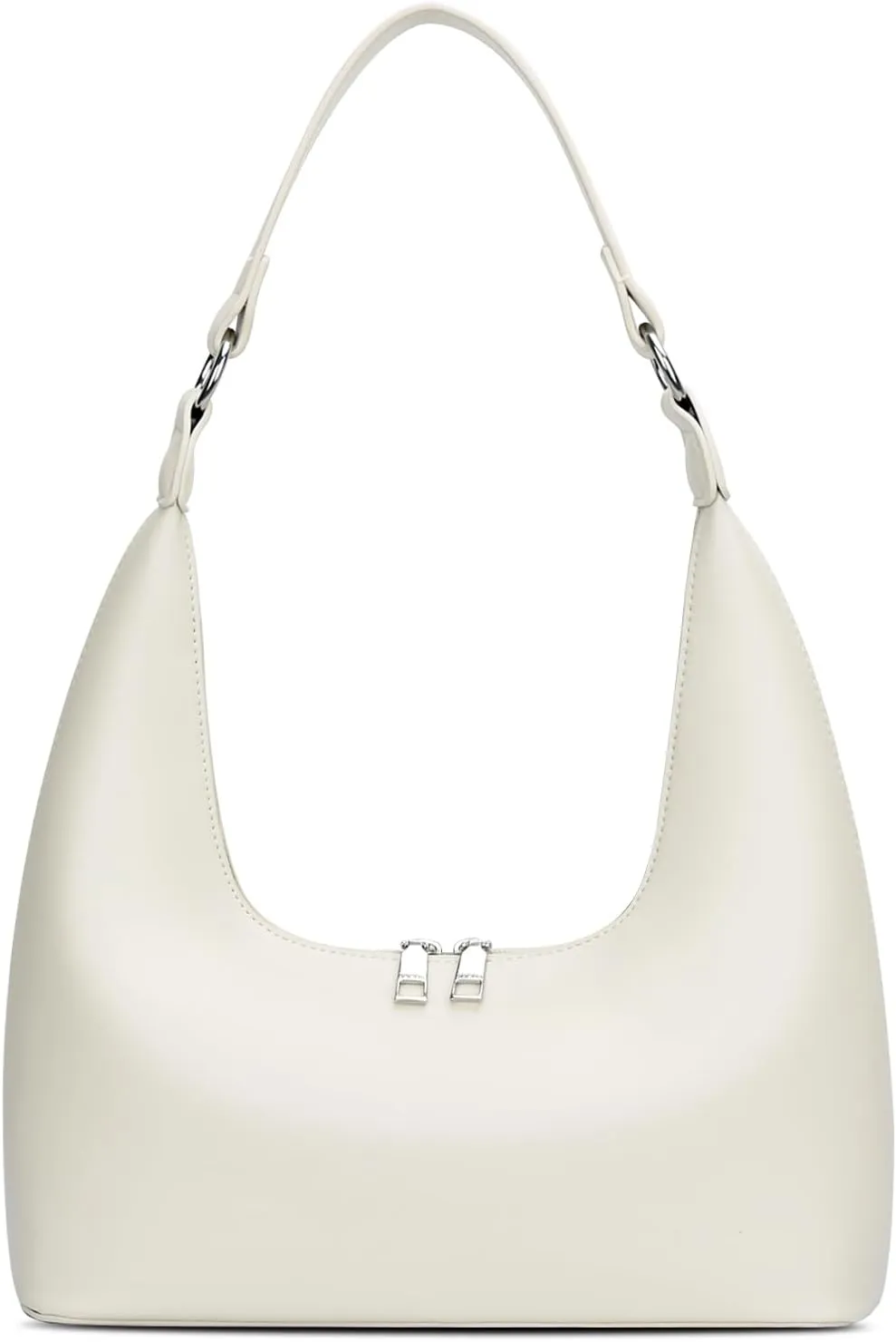KKXIU Shoulder Bags for Women, Underarm Hobo Handbag Clutch Crossbody Purse with Removable Strap and Zipper Closure