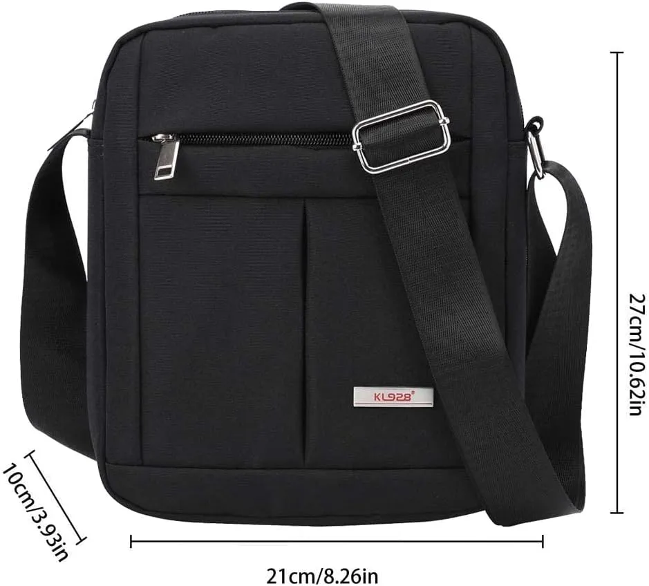 KL928 Men's Messenger Bag - Crossbody Shoulder Bags Travel Bag Man Purse Casual Sling Pack for Work Business