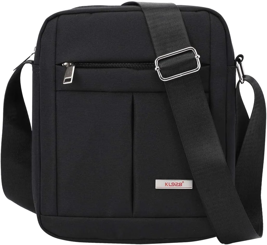 KL928 Men's Messenger Bag - Crossbody Shoulder Bags Travel Bag Man Purse Casual Sling Pack for Work Business