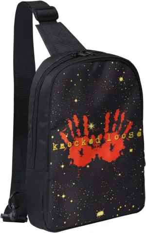 Knocked Music Loose Crossbody Bags for Women Men, Travel Hiking Sling Bag, Lightweight Handbag, Chest Purse Backpack