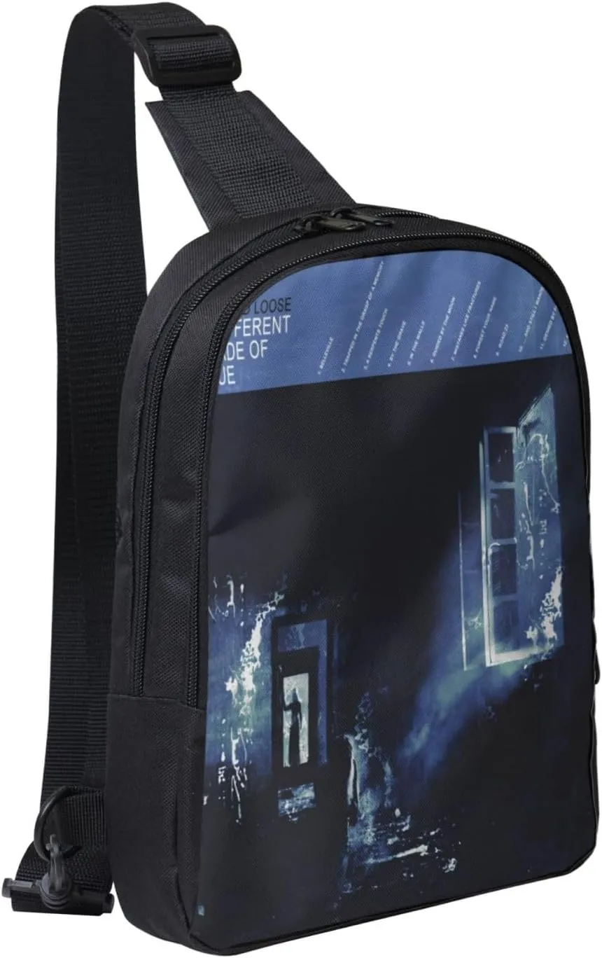 Knocked Music Loose Crossbody Bags for Women Men, Travel Hiking Sling Bag, Lightweight Handbag, Chest Purse Backpack