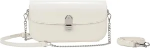 LA FESTIN Split Leather Crossbody Purses For Women With Dual Straps - Trendy Women's Shoulder Handbags Designer Satchel Bags