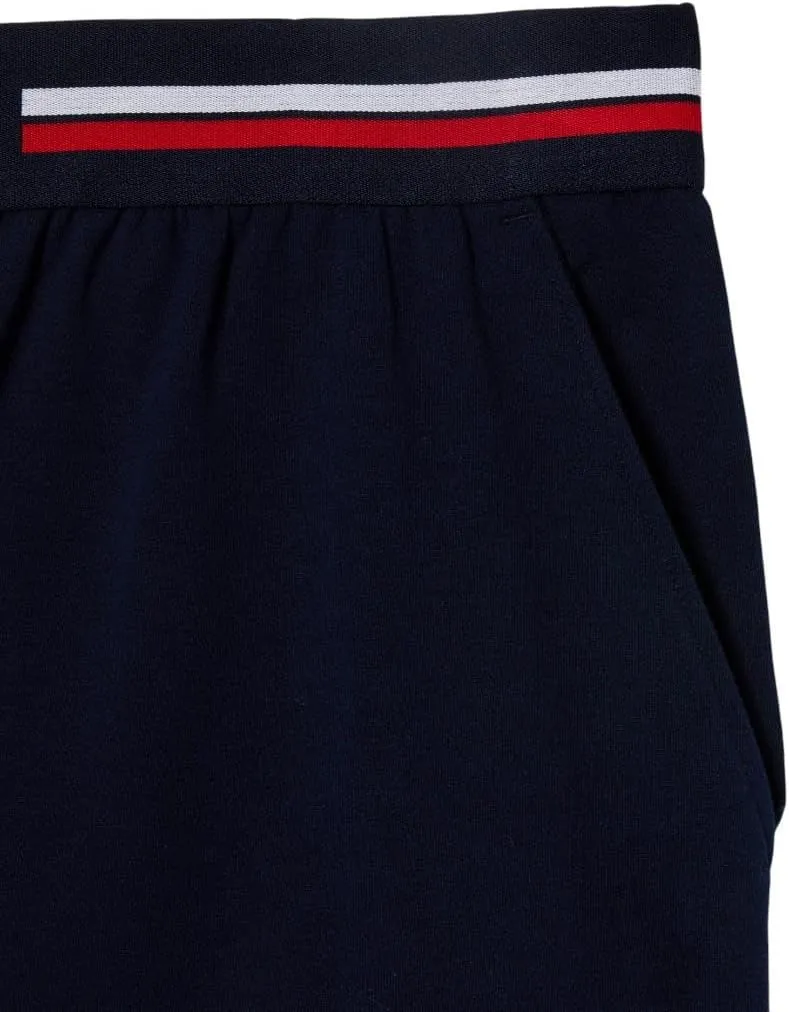 Lacoste Men's Striped Waist Long Boxer Briefs