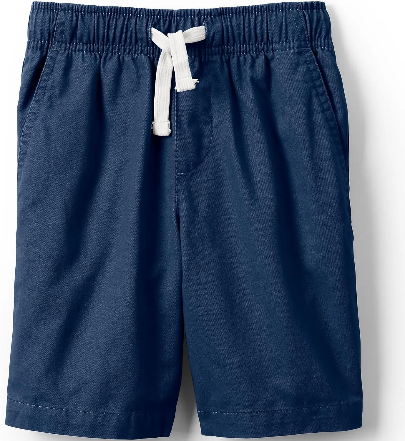Lands' End Kids Husky Pull On Elastic Waist Shorts