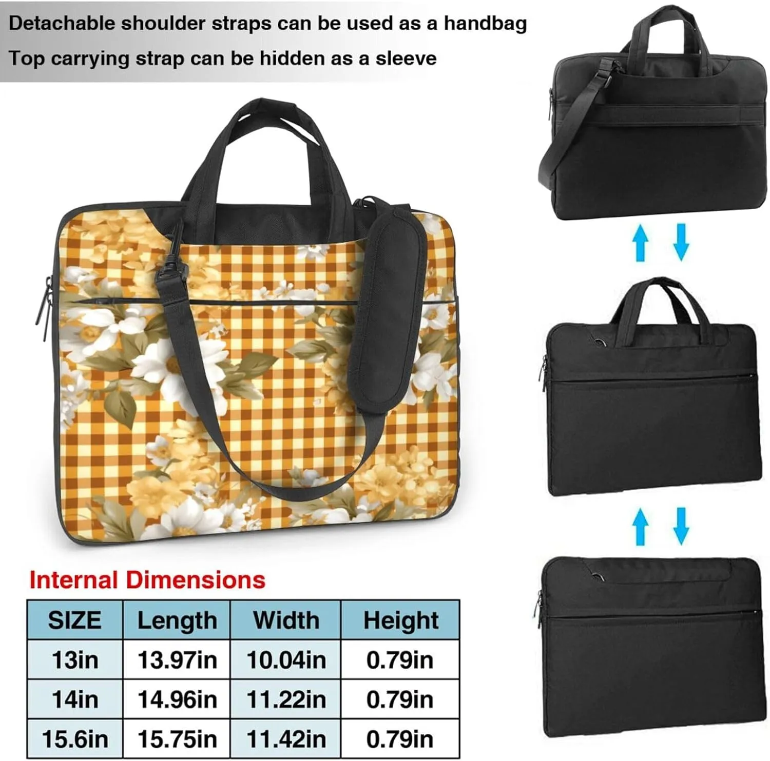 Laptop Bag Colorful Explosion Beam Laptop Tote Bag Women Men Laptop Sleeve Case Lightweight Computer Bag