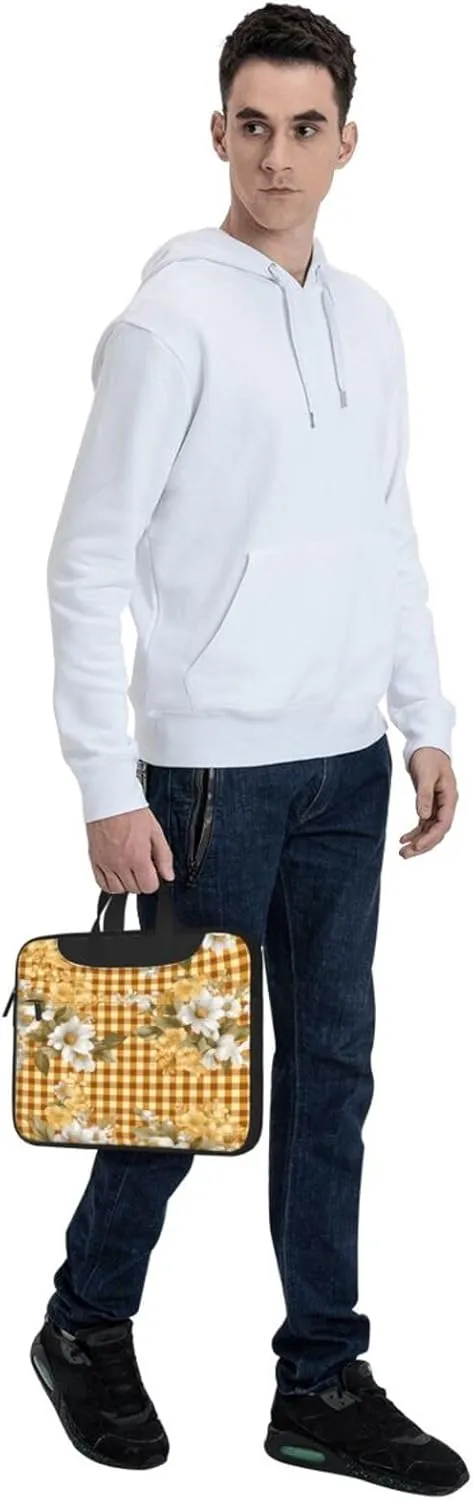 Laptop Bag Colorful Explosion Beam Laptop Tote Bag Women Men Laptop Sleeve Case Lightweight Computer Bag