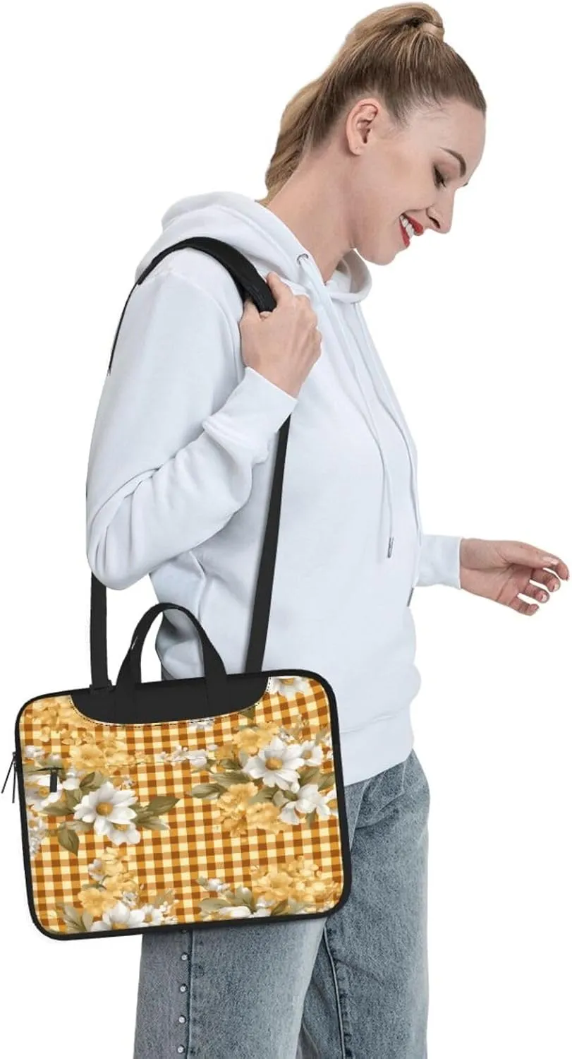 Laptop Bag Colorful Explosion Beam Laptop Tote Bag Women Men Laptop Sleeve Case Lightweight Computer Bag