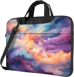 Laptop Bag Colorful Wooden Grain Board Laptop Tote Bag Women Men Laptop Sleeve Case Lightweight Computer Bag
